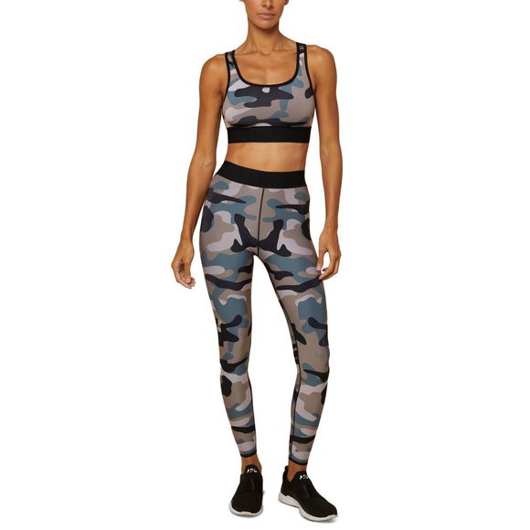 cor designed by Ultracor Womens Camo-Print Medium-Impact Sports Bra Size Large - Picture 3 of 4